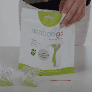 Unboxing del set di accessori Nosiboo Go.